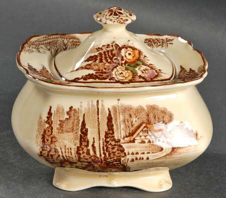 Homeland Sugar Bowl & Lid