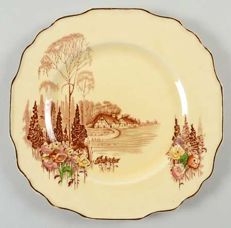 Homeland Square Luncheon Plate