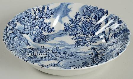 Hunter Blue (No Trim) Fruit/Dessert (Sauce) Bowl