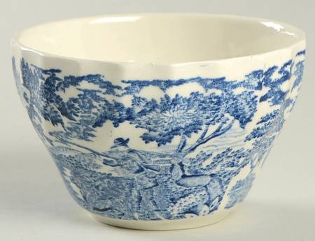 Hunter Blue (No Trim) Open Sugar Bowl