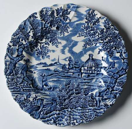 Hunter Blue (No Trim) Dessert/Pie Plate