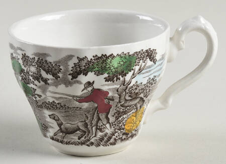 The Hunter Multicolor Flat Demitasse Cup