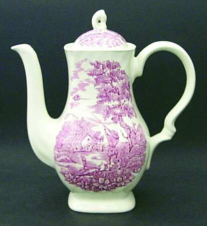 Hunter Rose Coffee Pot & Lid