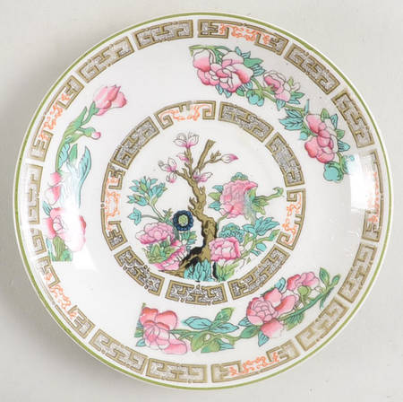 Indian Tree (Smooth, White) Saucer for Demitasse Cup