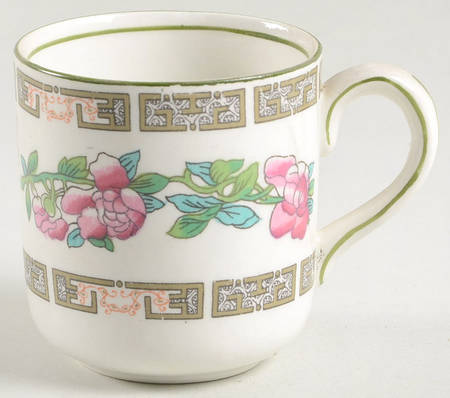 Indian Tree (Smooth, White) Flat Demitasse Cup