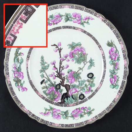 Indian Tree Green (Scalloped) by Myott Staffordshire
