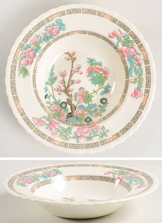 Indian Tree Rim Soup Bowl