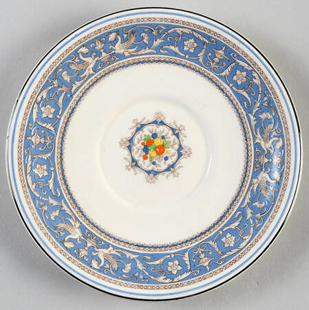 Medici Sky Blue Saucer for Footed Cream Soup Bowl