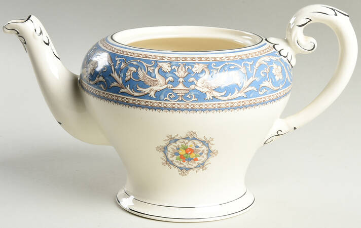 Medici Turquoise (Center Design) Teapot No Lid