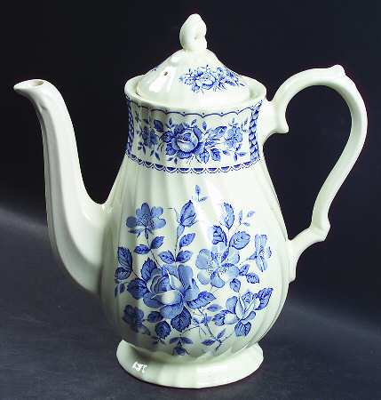 Melody Blue Coffee Pot & Lid
