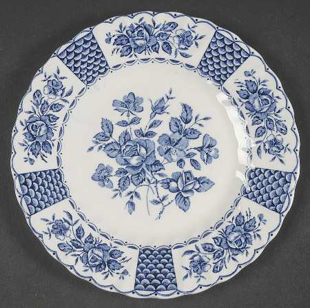 Melody Blue Bread & Butter Plate