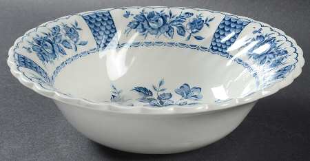 Melody Blue 8" Round Vegetable Bowl