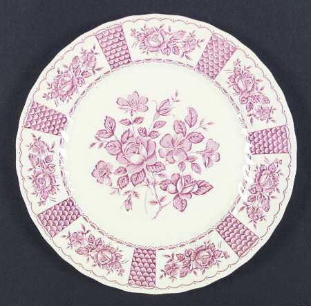 Melody Pink Dinner Plate