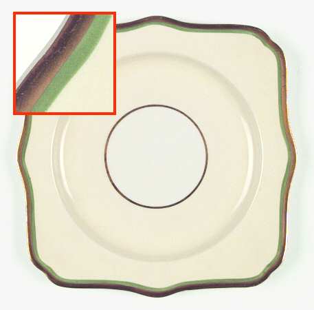 MYO26 Square Salad Plate