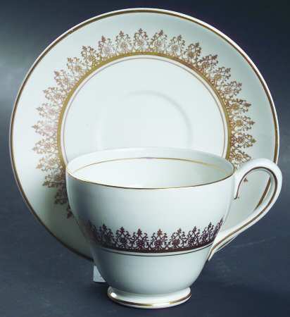 Tiffany Footed Cup & Saucer Set