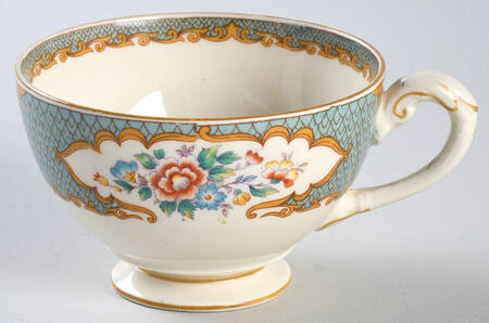 Old Bow Pheasant Turquoise Footed Cup