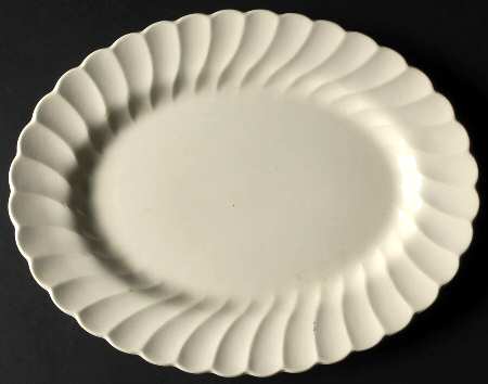 Olde Chelsea White 12" Oval Serving Platter
