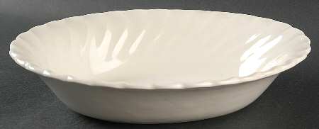 Olde Chelsea White 9" Oval Vegetable Bowl