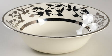 Old Silver Lustre 8" Round Vegetable Bowl