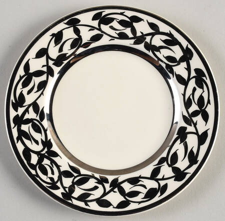 Old Silver Lustre Bread & Butter Plate