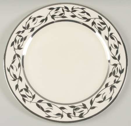 Old Silver Lustre 13" Chop Plate (Round Platter)