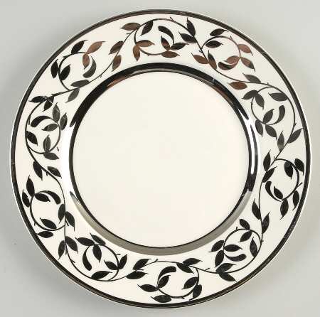 Old Silver Lustre Dinner Plate