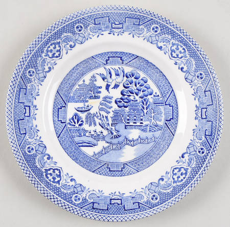 Old Willow Blue Dessert/Pie Plate
