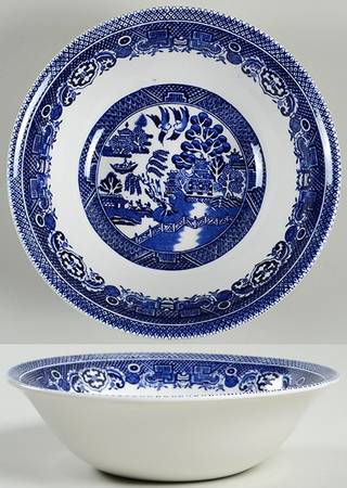 Old Willow Blue Coupe Cereal Bowl