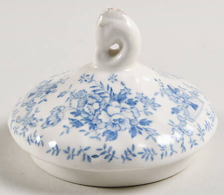 Oriental Garden Blue Lid for Sugar Bowl