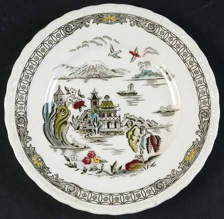 Pagoda Bread & Butter Plate