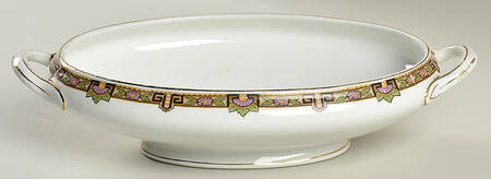 Palm Leaf Oval Vegetable No Lid