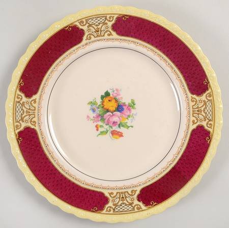 Persian Rose Salad Plate