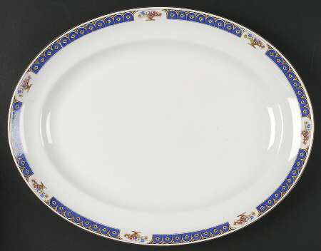 Priscilla 14" Oval Serving Platter