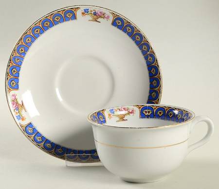 Priscilla Flat Cup & Saucer Set