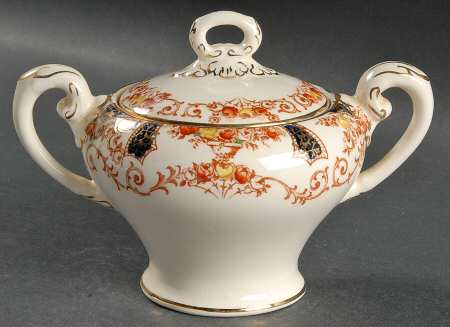 The Regal Blue (Smooth) Sugar Bowl & Lid