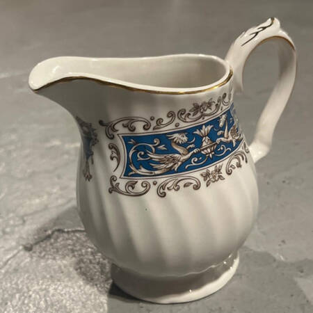 Rialto Teal Blue Creamer