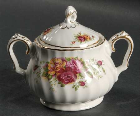 Rose Garden Sugar Bowl & Lid
