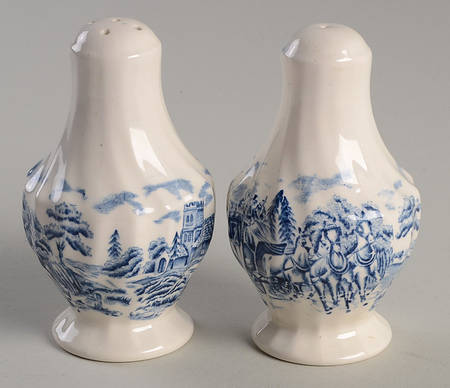 Royal Mail Blue Salt & Pepper Set