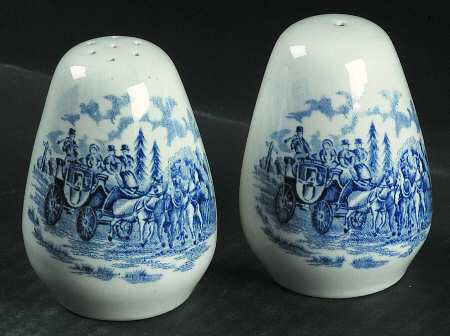 Royal Mail Blue Salt & Pepper Set