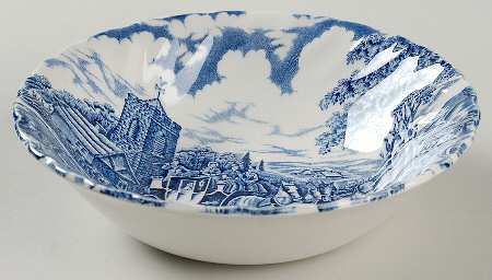 Royal Mail Blue Coupe Cereal Bowl