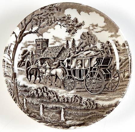 Royal Mail Brown (White Background) Coaster