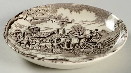 Royal Mail Brown (Cream Background) Coaster