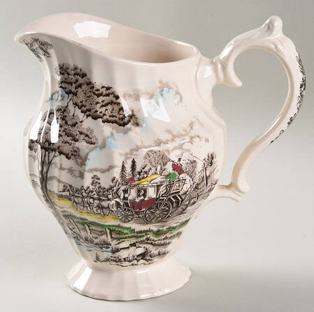 Royal Mail Multicolor (Cream Background) 32 Oz Pitcher