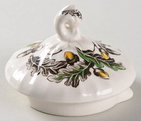 Royal Mail Multicolor (Cream Background) Lid for Teapot