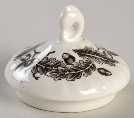 Royal Mail Multicolor (Cream Background) Lid for Sugar Bowl