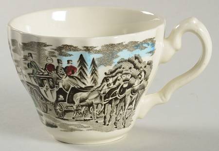 Royal Mail Multicolor (Cream Background) Flat Cup