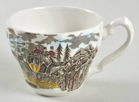 Royal Mail Multicolor (White Background) Demitasse Cup