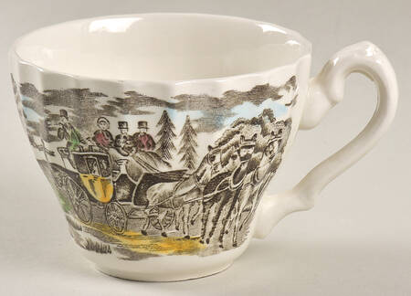 Royal Mail Multicolor (White Background) Flat Cup