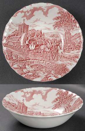 Royal Mail Red Coupe Cereal Bowl