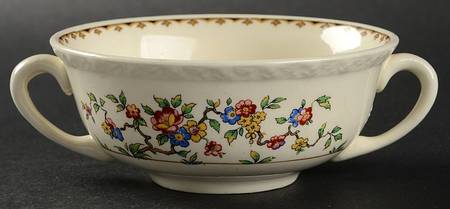 Rosemere Flat Cream Soup Bowl